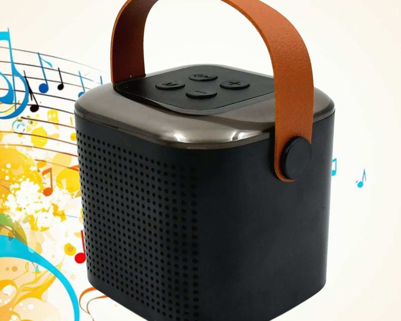 Wireless Speaker Microphone Set, RGB Light Support Memory Card PortableKaraoke Machine Perfect  for Travel TV