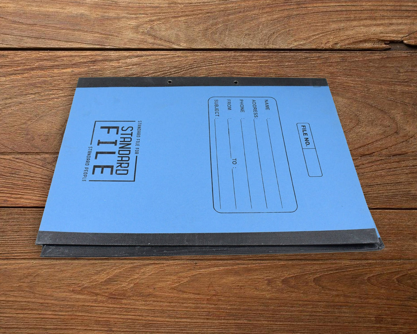 Standard file plastic clip