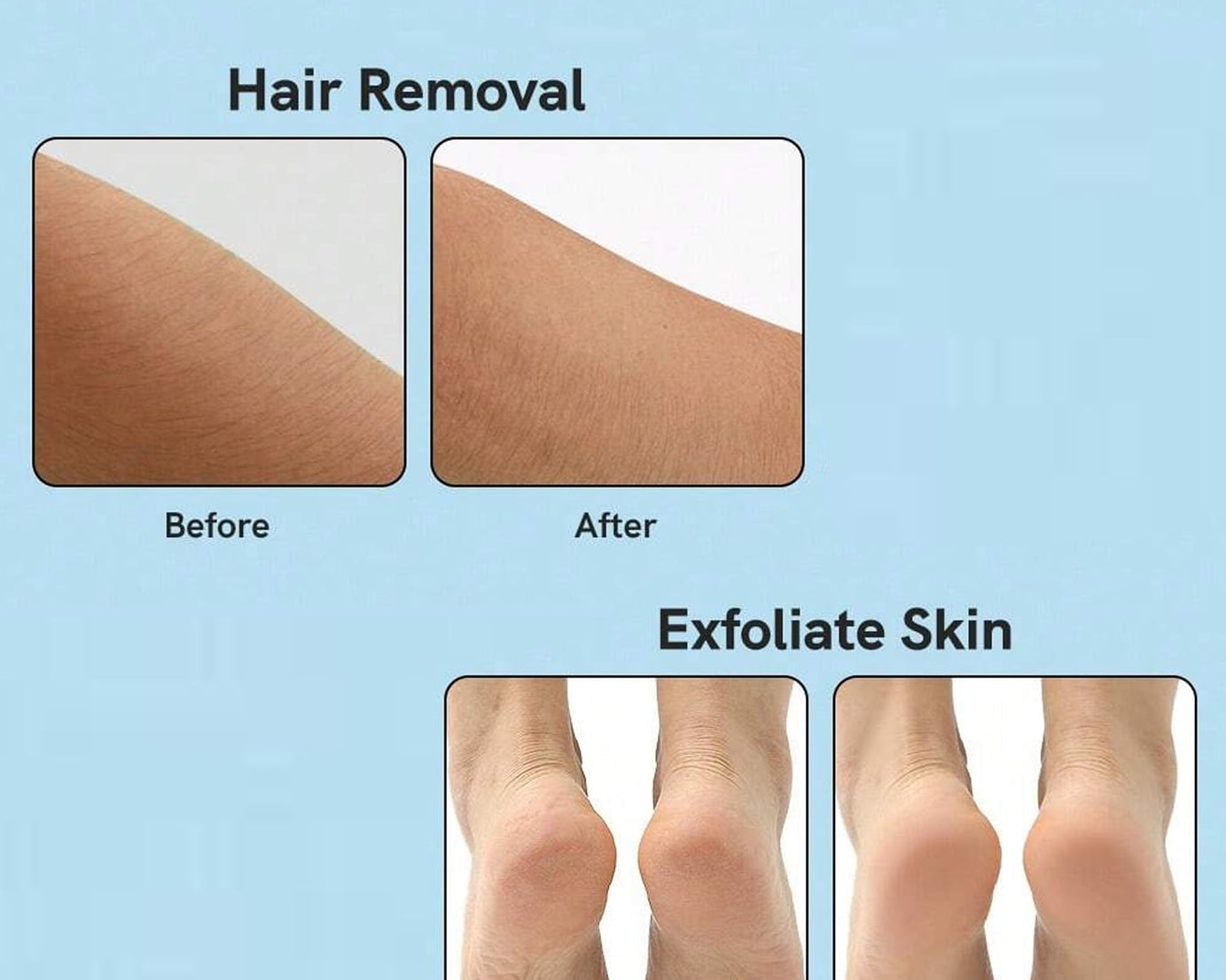 Nano Hair Remover for Arms, Legs, Back One Sided Skin Hair Remover (1 Pc)