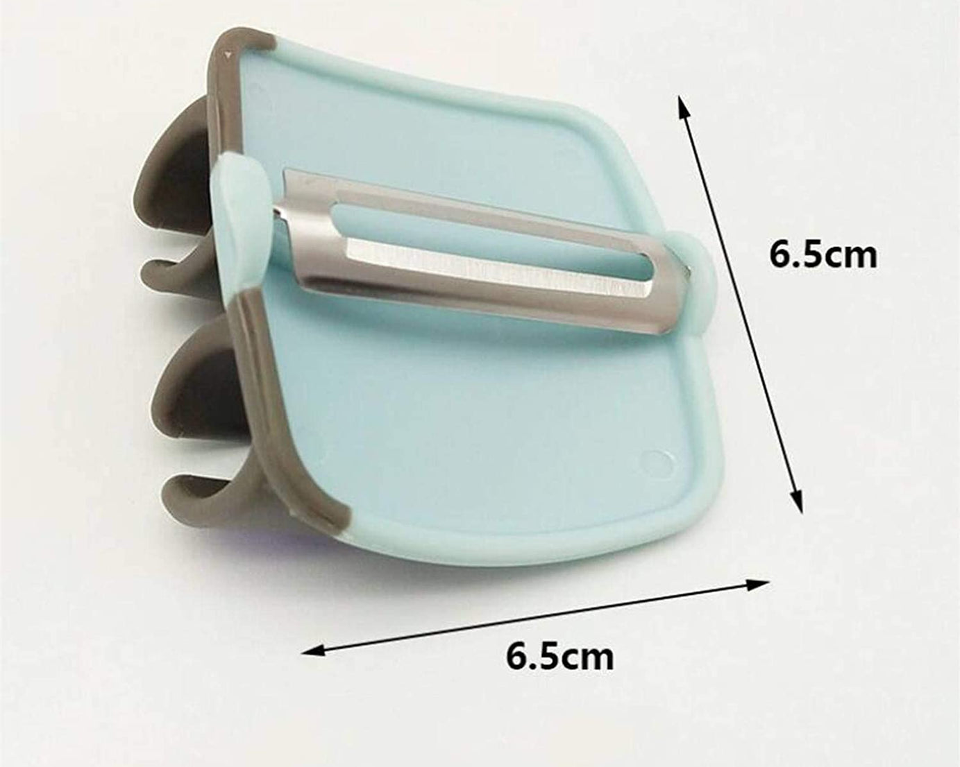 Versatile kitchen peeler for fruits and vegetables.