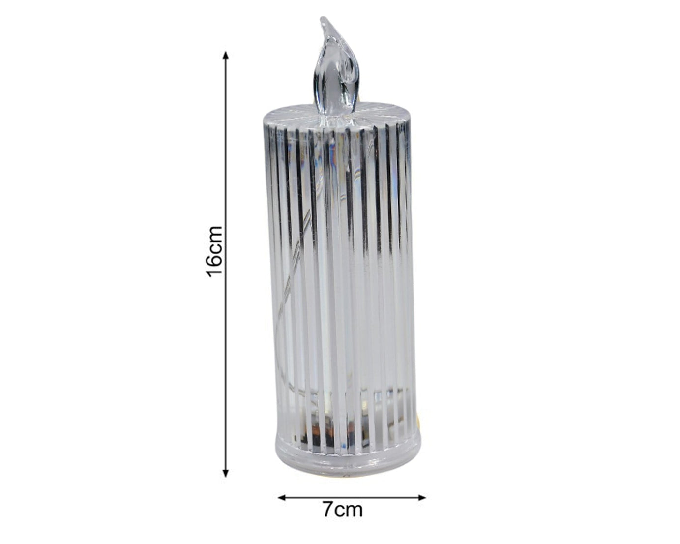 Simple crystal candles for home decoration.