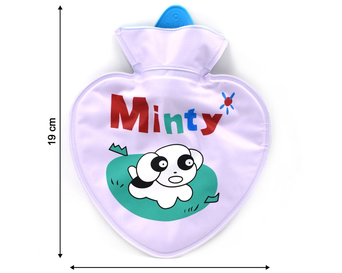 Pain relief hot water bottle with cozy bag