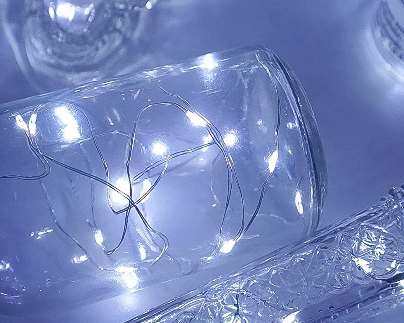 Wine Bottle Cork String Light | Multi LED / 2M Cable Length Copper Wire Battery Operated (White / 1 Pc)