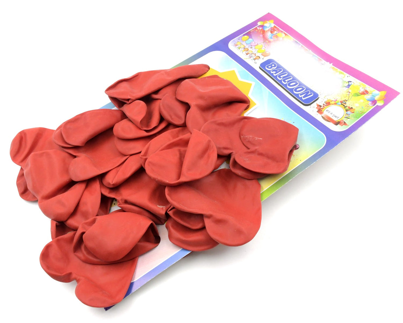 Heart shaped balloons Kinds of Rainbow Party Latex Balloons for Birthday / Anniversary / Valentine's / Wedding / Engagement Party Decoration One Color (20 Pcs Set)