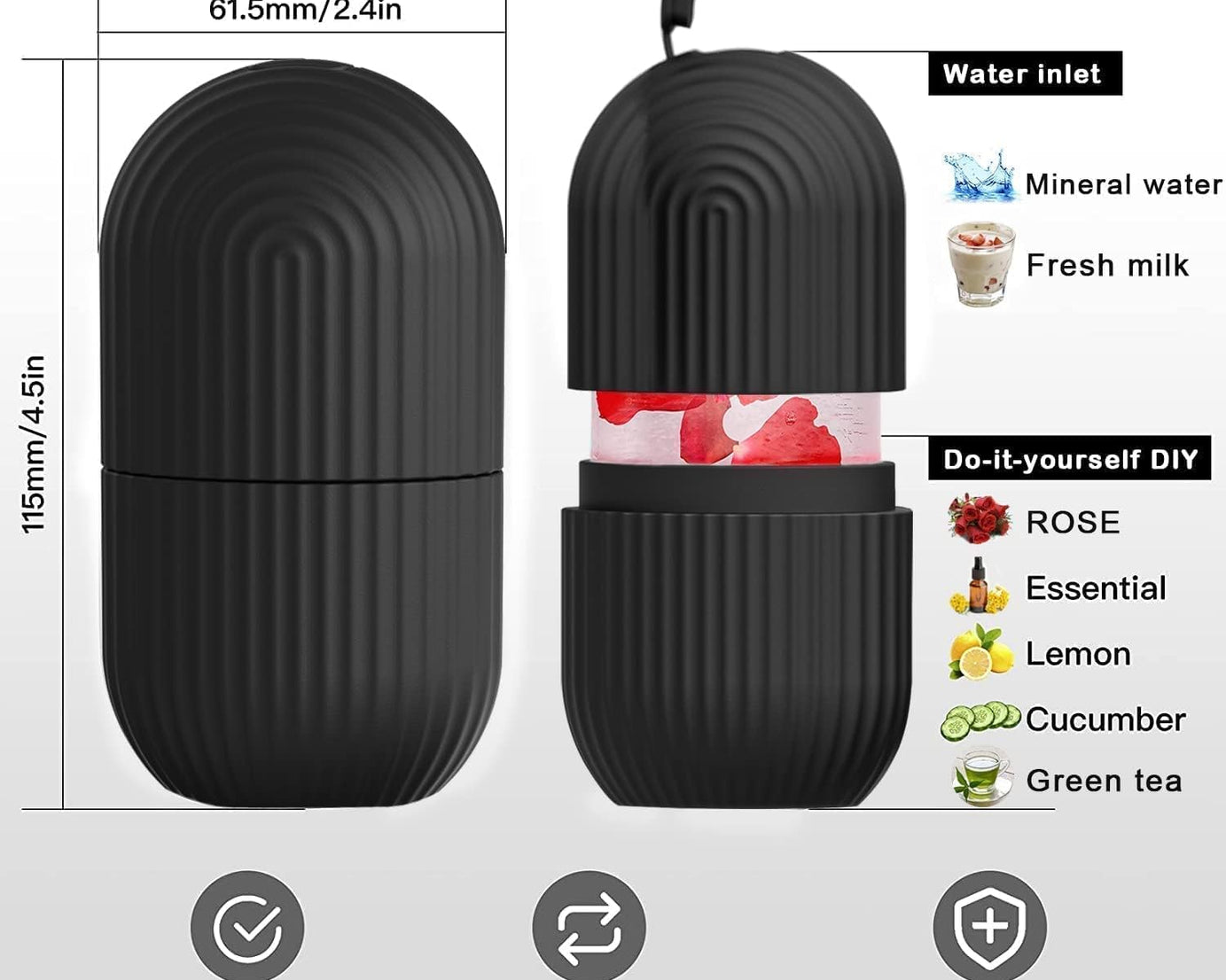 Ice roller for face swelling and puffiness