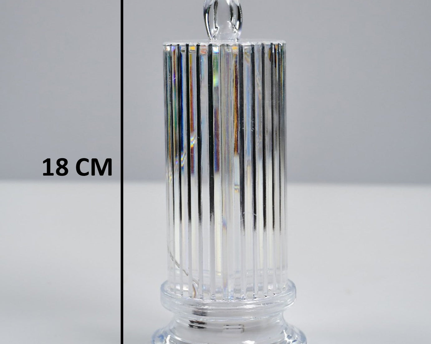 Crystal candle lights for home decoration.