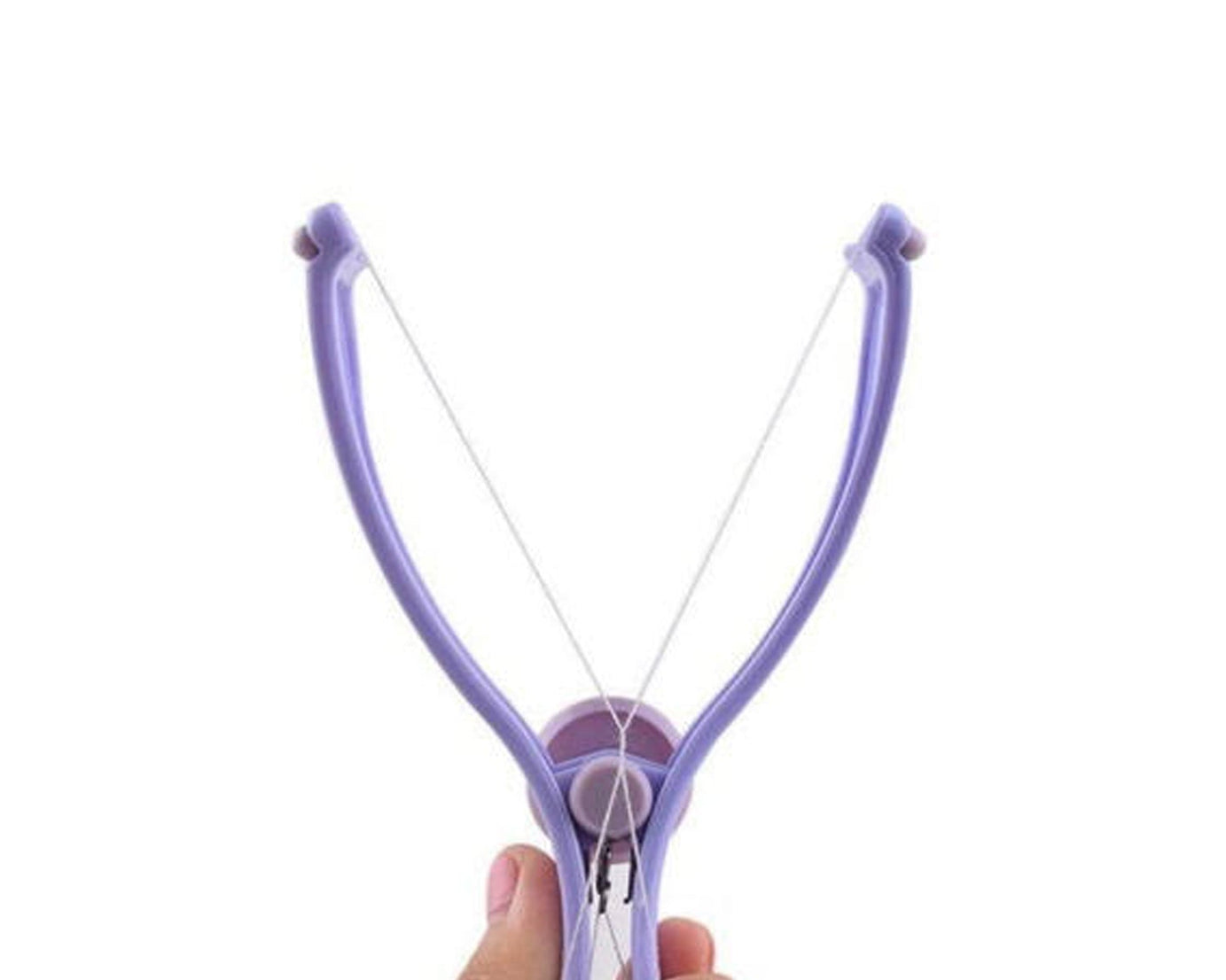 Hair removal kit showing various tools included.