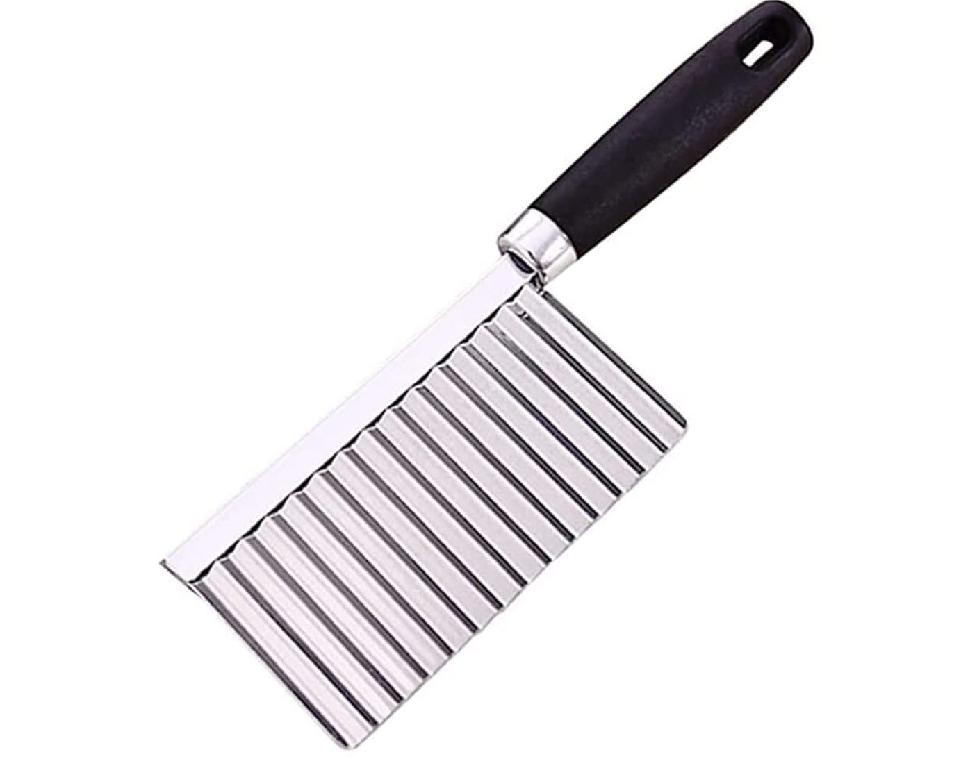 Stainless crinkle cutter