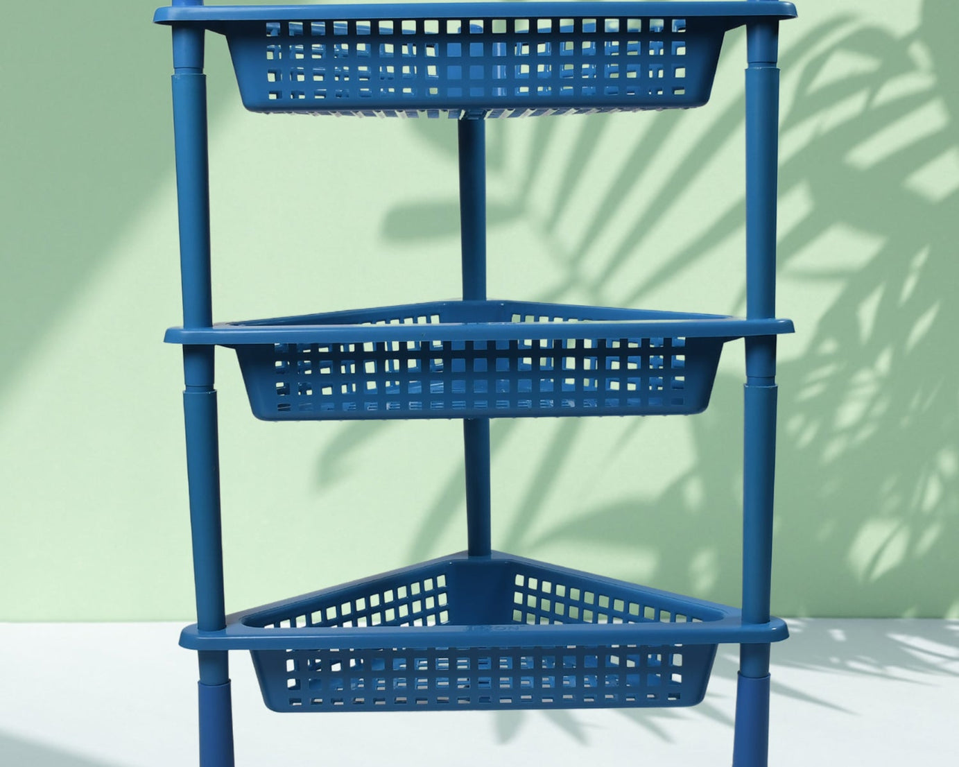 3-tier plastic rack shelf