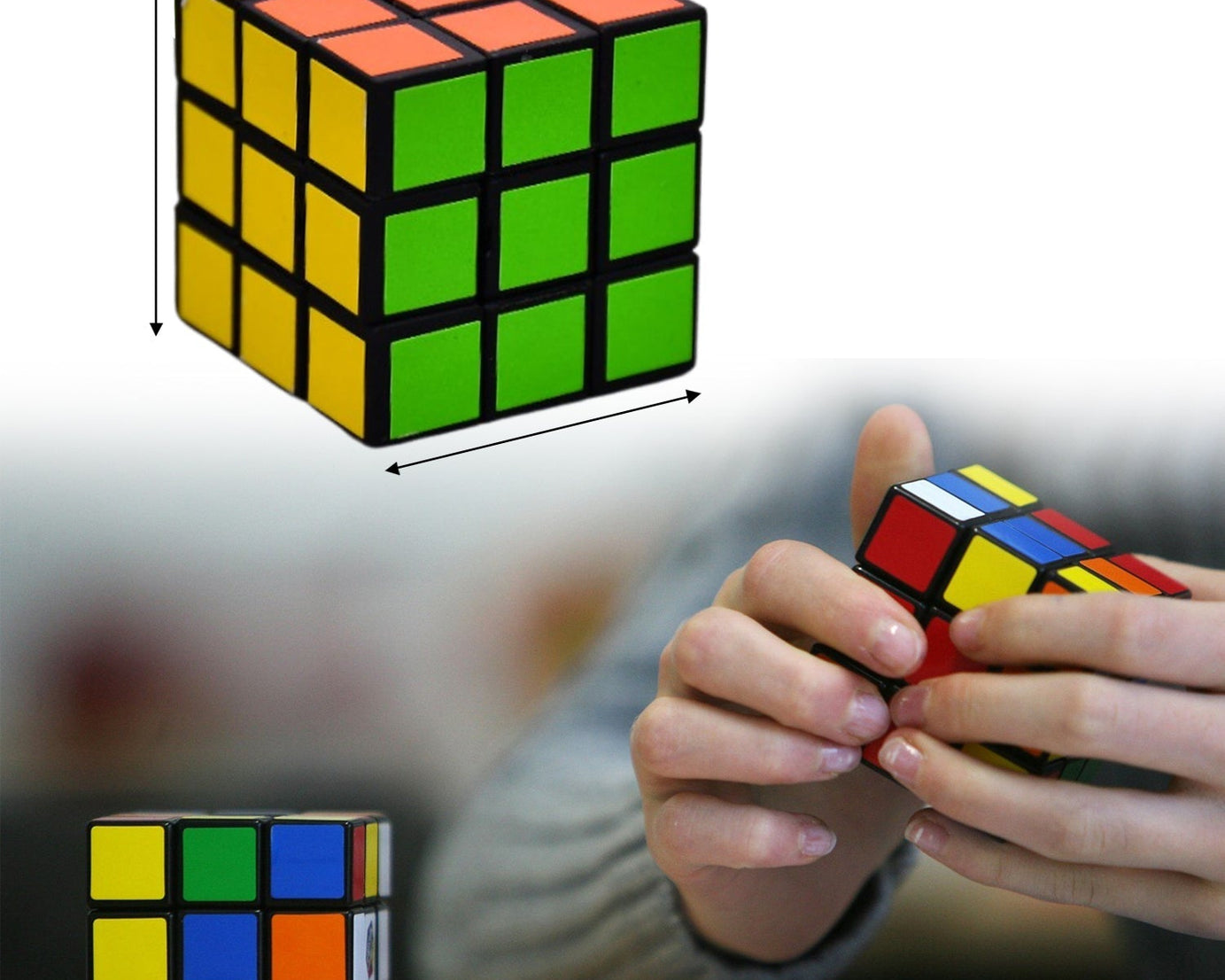 Colorful mini magic cube, small size, ideal for birthday presents