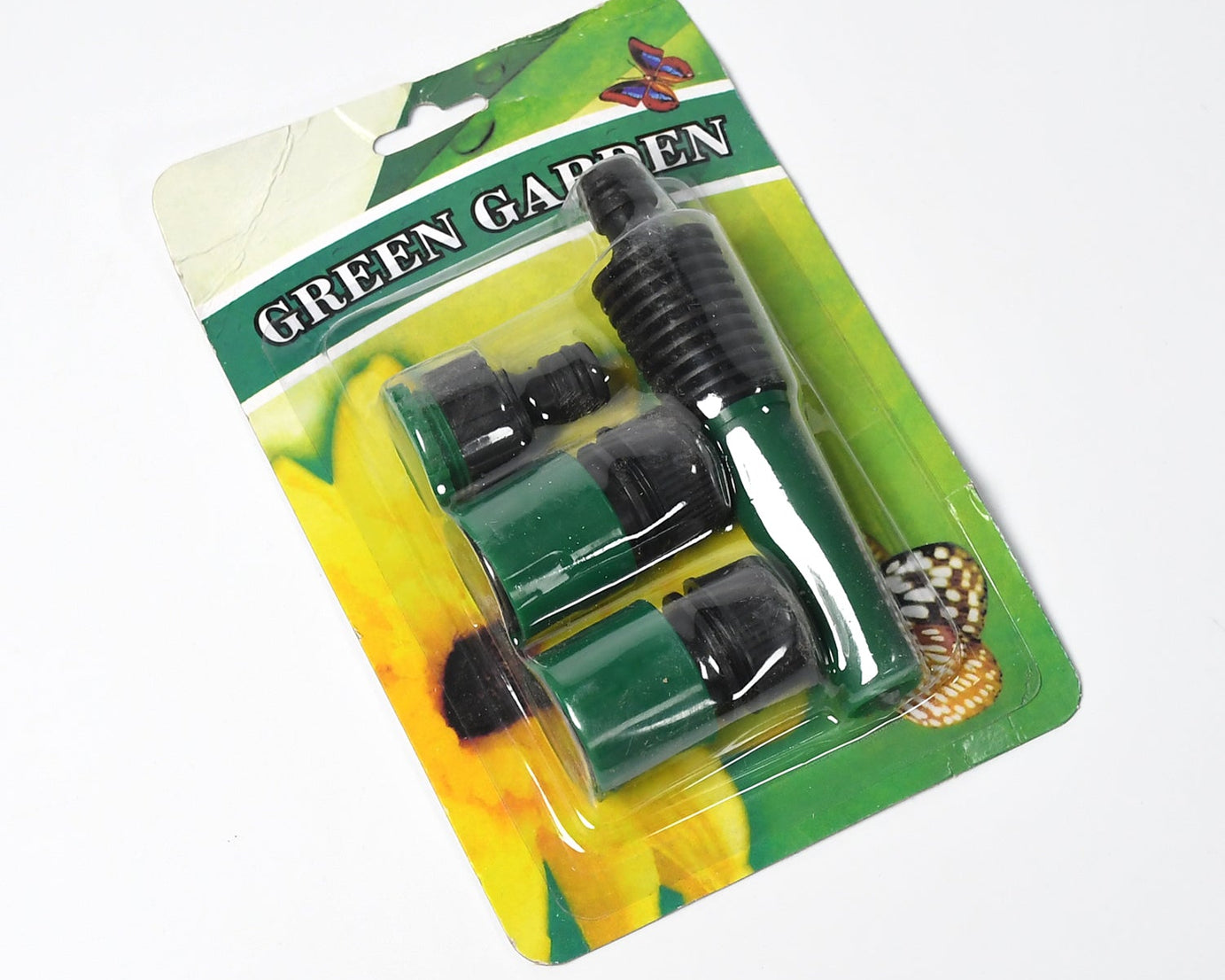 Hose nozzle connector set