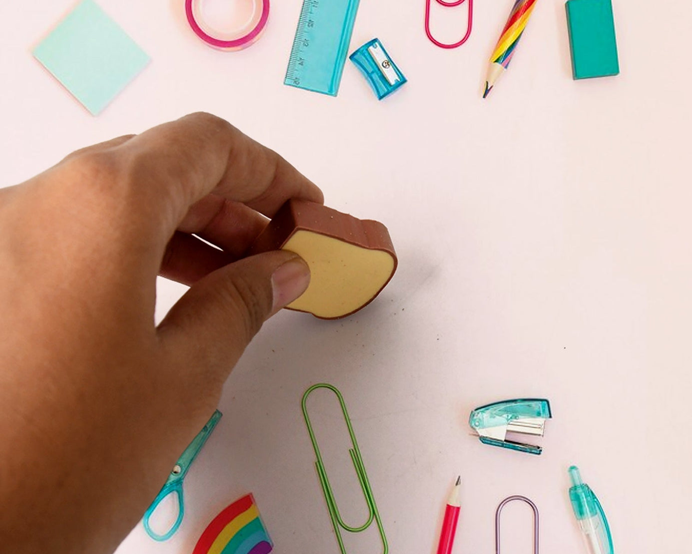 3D Toast Bread Shape Eraser for Kids, Cartoons Erasers Toast Bread Erasers Bread Shaped Eraser for Students, Gift, Cute Fun Food Pencil Erasers for School Classroom, Stationery for Boys & Girls (4 Pcs Set)