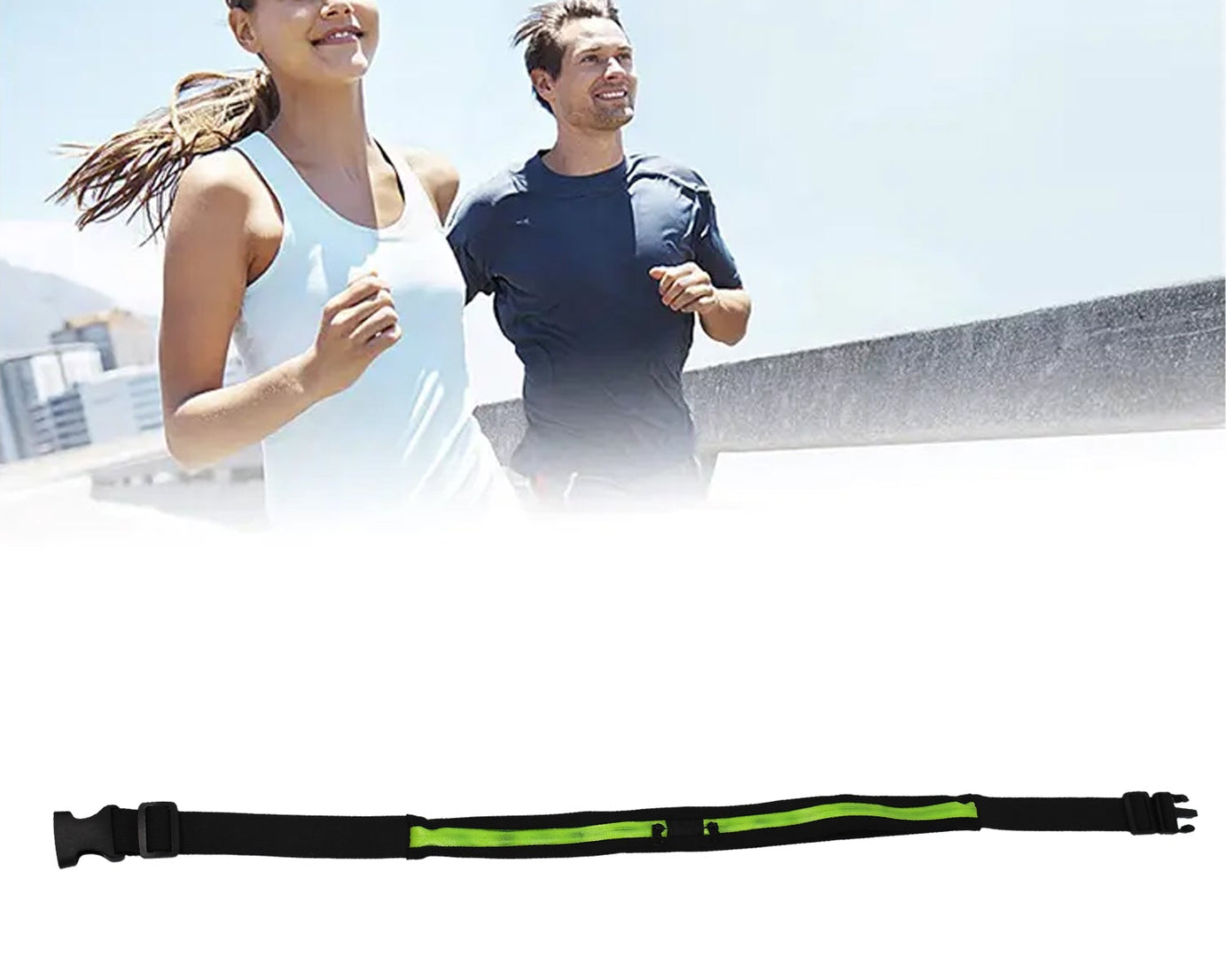Running Hiking Jogging Walking Reflective Waterproof Waist Bag Compatible Belt Bag