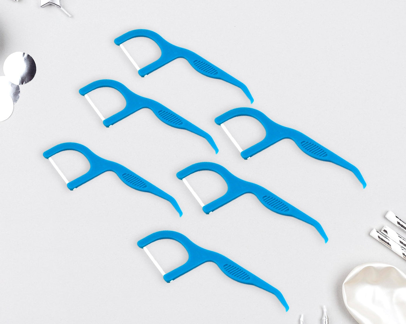 12578 2 In 1 Tooth Picks Flosses, Portable Toothpicks, Resealable Oral Care Dental Flosser, Easy Storage Dental Pick for Fresh Breath and Healthy (30 Pcs Set) (Mix Color)