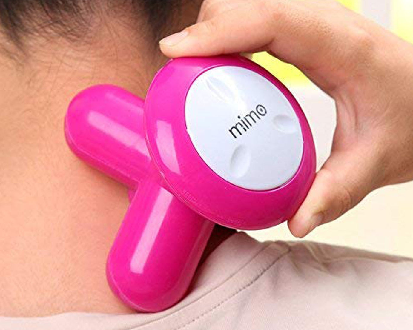 Convenient body massager for deep tissue relaxation.