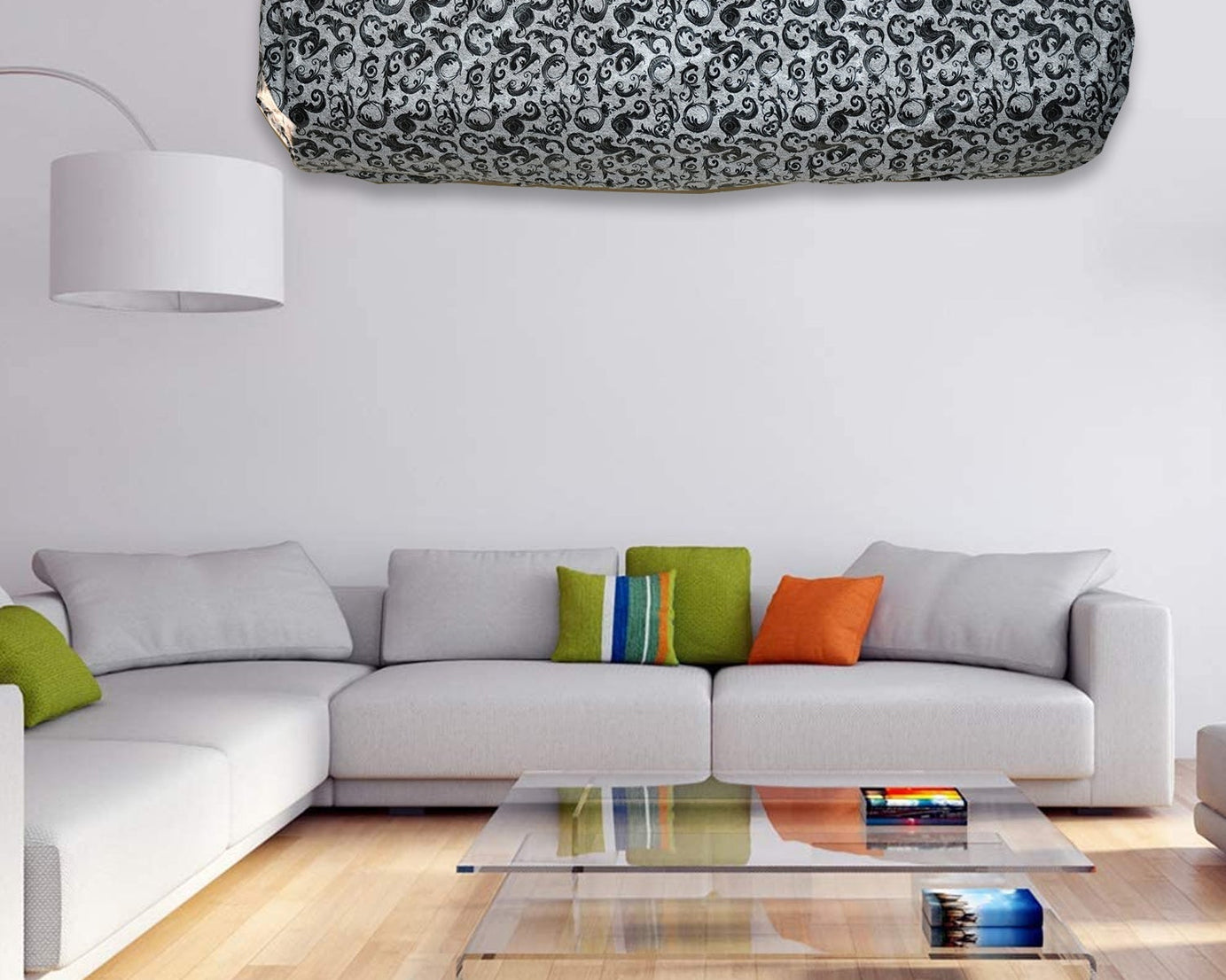 Stretchable AC cover with winter design
