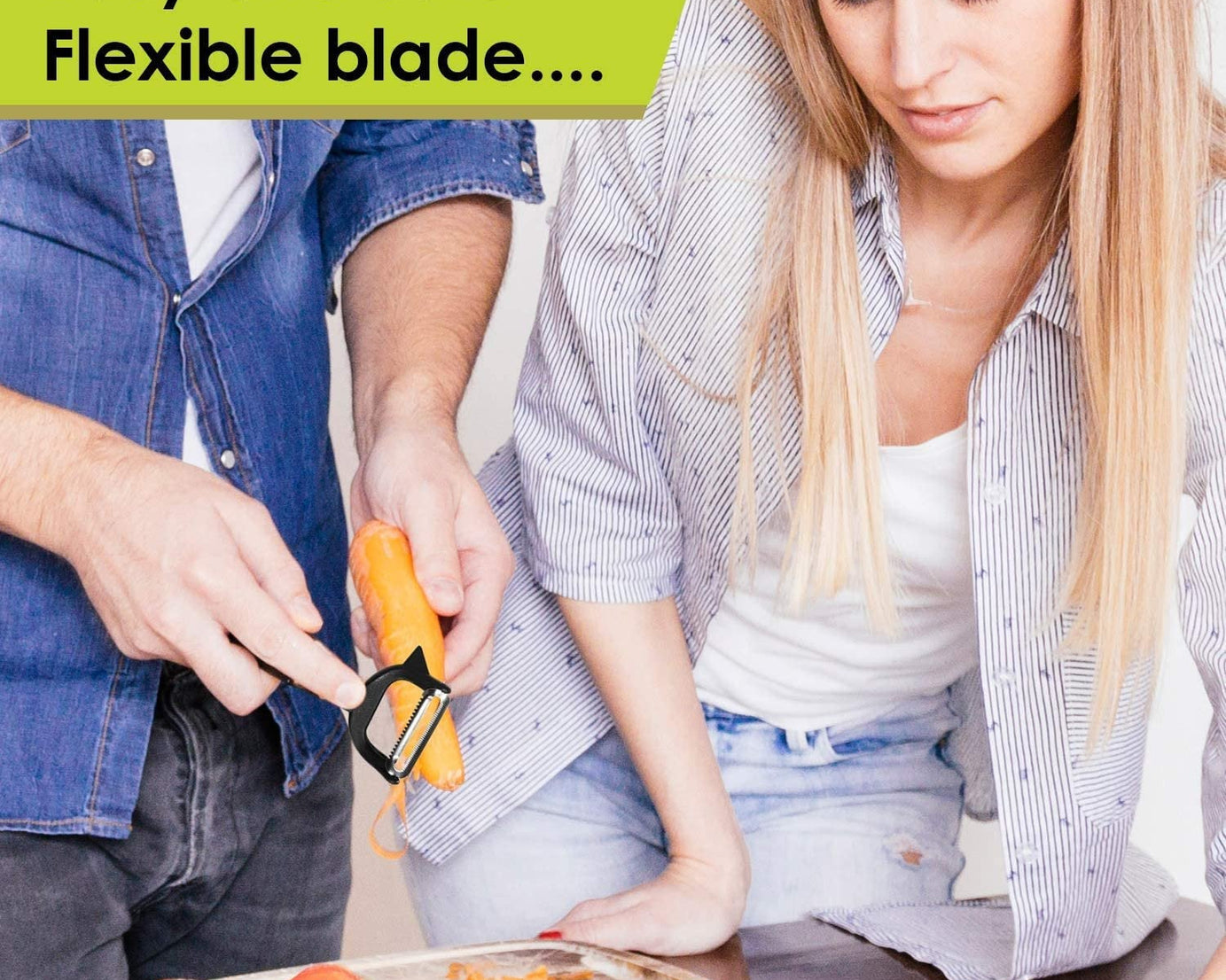 Peeler with ergonomic handle