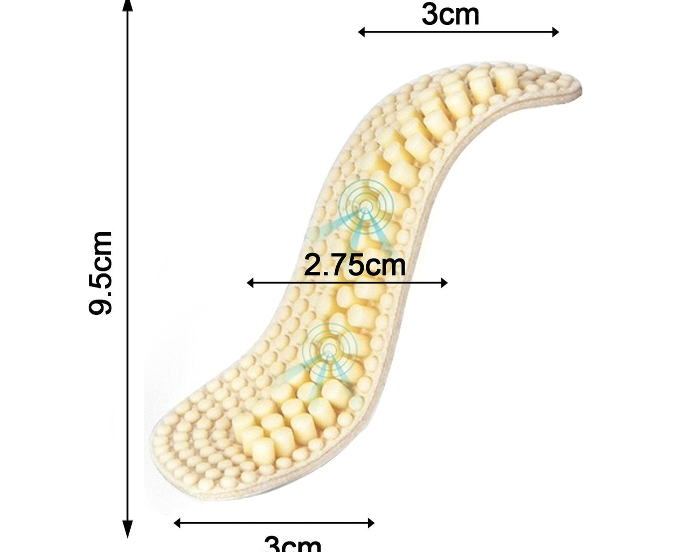 Sticky fabric insoles for shoe heel comfort