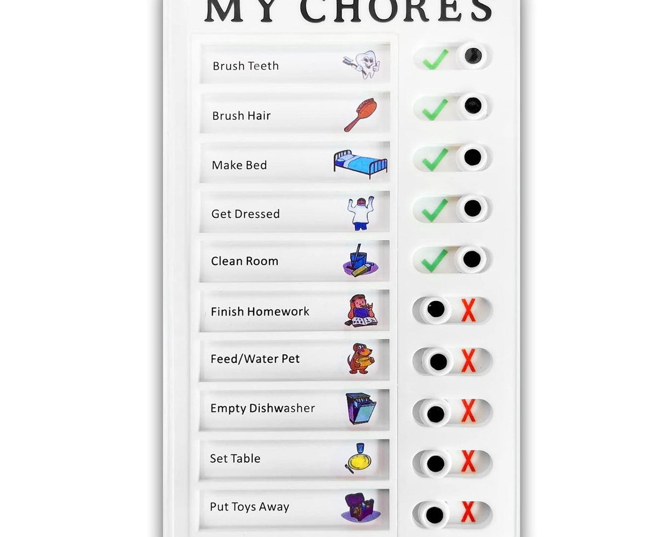 Home organization note board