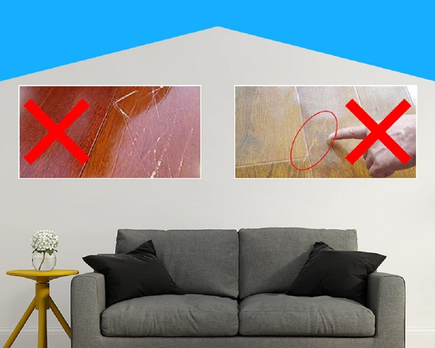 9030 Furniture Pad Square Felt Pads Floor Protector Pad For Home & All Furniture Use