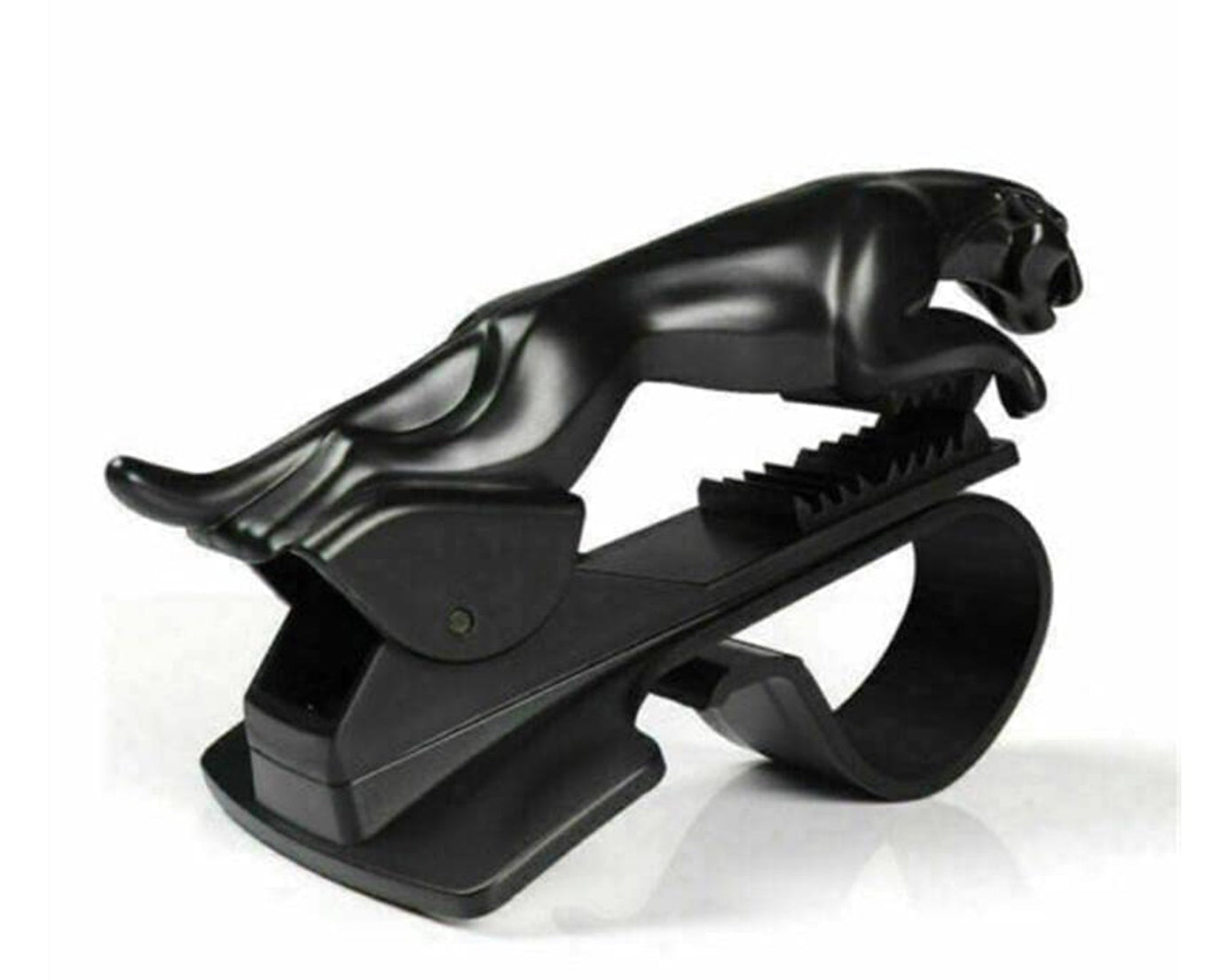 Plastic phone clip with a jaguar pattern