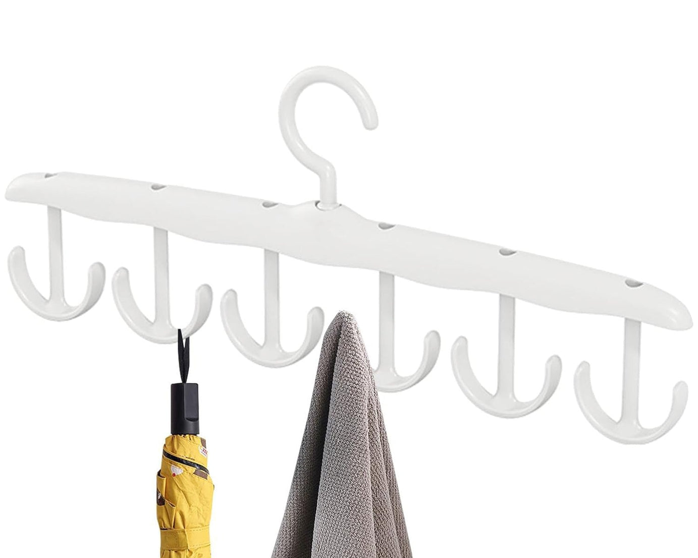 Tank Top Hanger, 12-Hook Space Saving Hanger, Capacity Rotatable Wood Space Saving Hanger Closet Organizers and Storage for Dorm & Apartment for Tank Top
