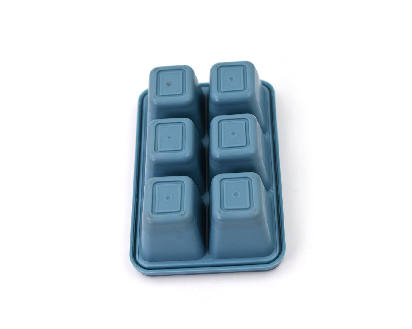 8242 6 Grid Silicone Ice Tray Used In All Kinds Of Places Like Household Kitchens For Making Ice From Water And Various Things And All With Color Box (1 Pc)