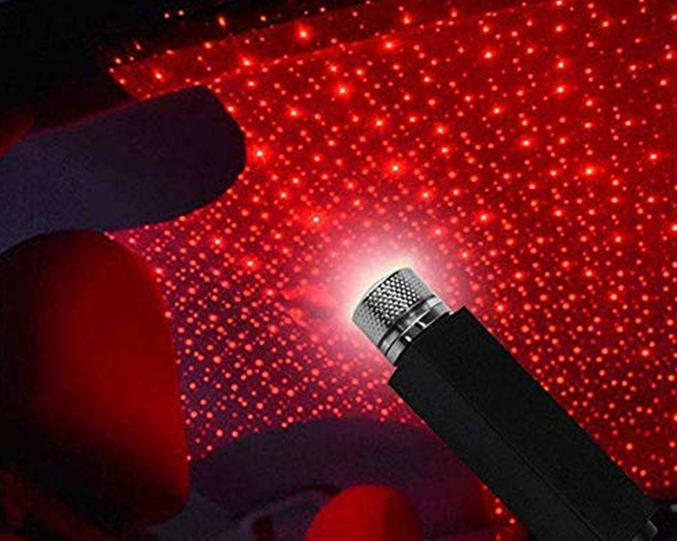 USB star projector for creating a romantic ambiance