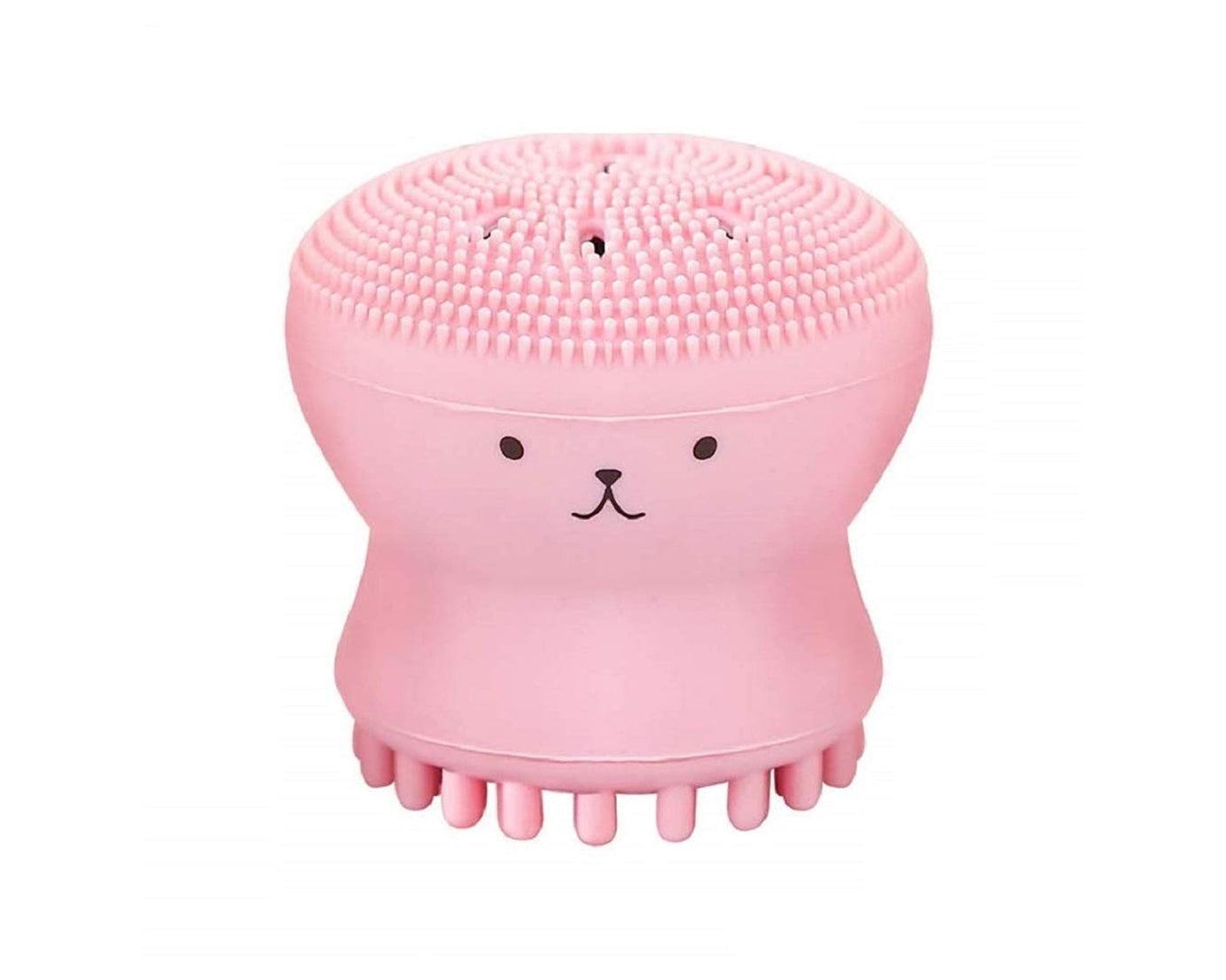 Facial Cleansing Brushes, Cute Octopus Shape Silicone Face Scrubber Massager Skincare Tool (1PC)