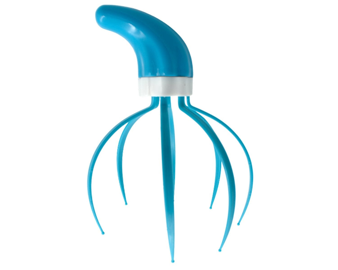 Head massager with hand grip