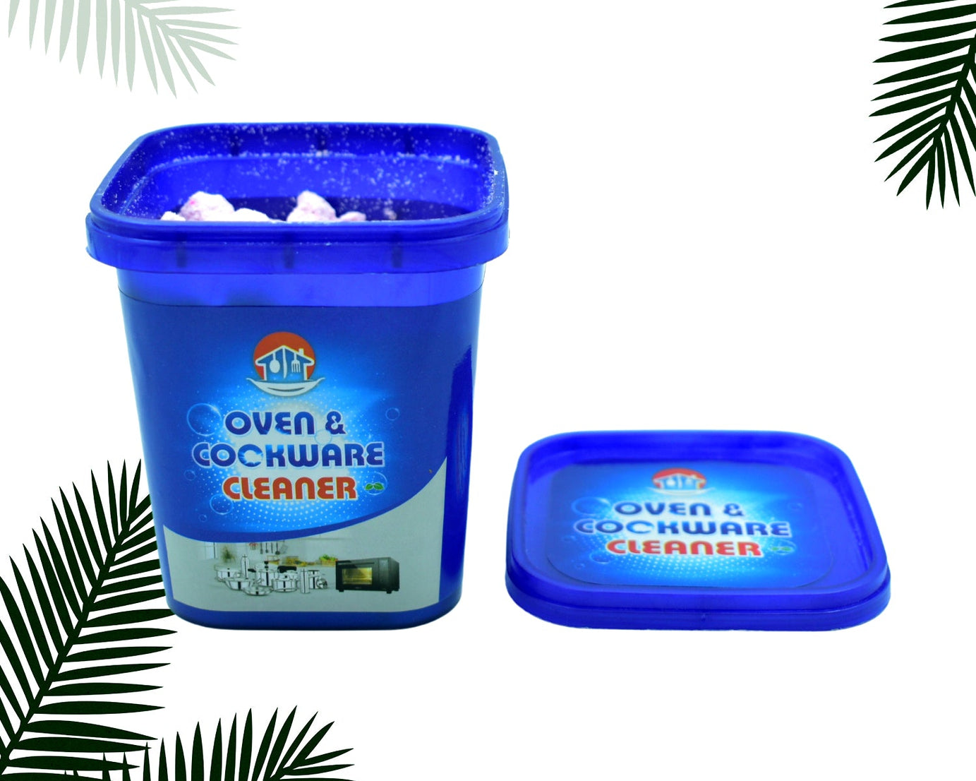 Oven And Cookware Cleaner | Oven And Cookware Cleaner Powder | Stainless Steel Cleaning Powder | Remove Stains from Pots Pans Multi-Purpose Cleaner & Removes Household Clean Universal Cleaning Powder for Removing Rust