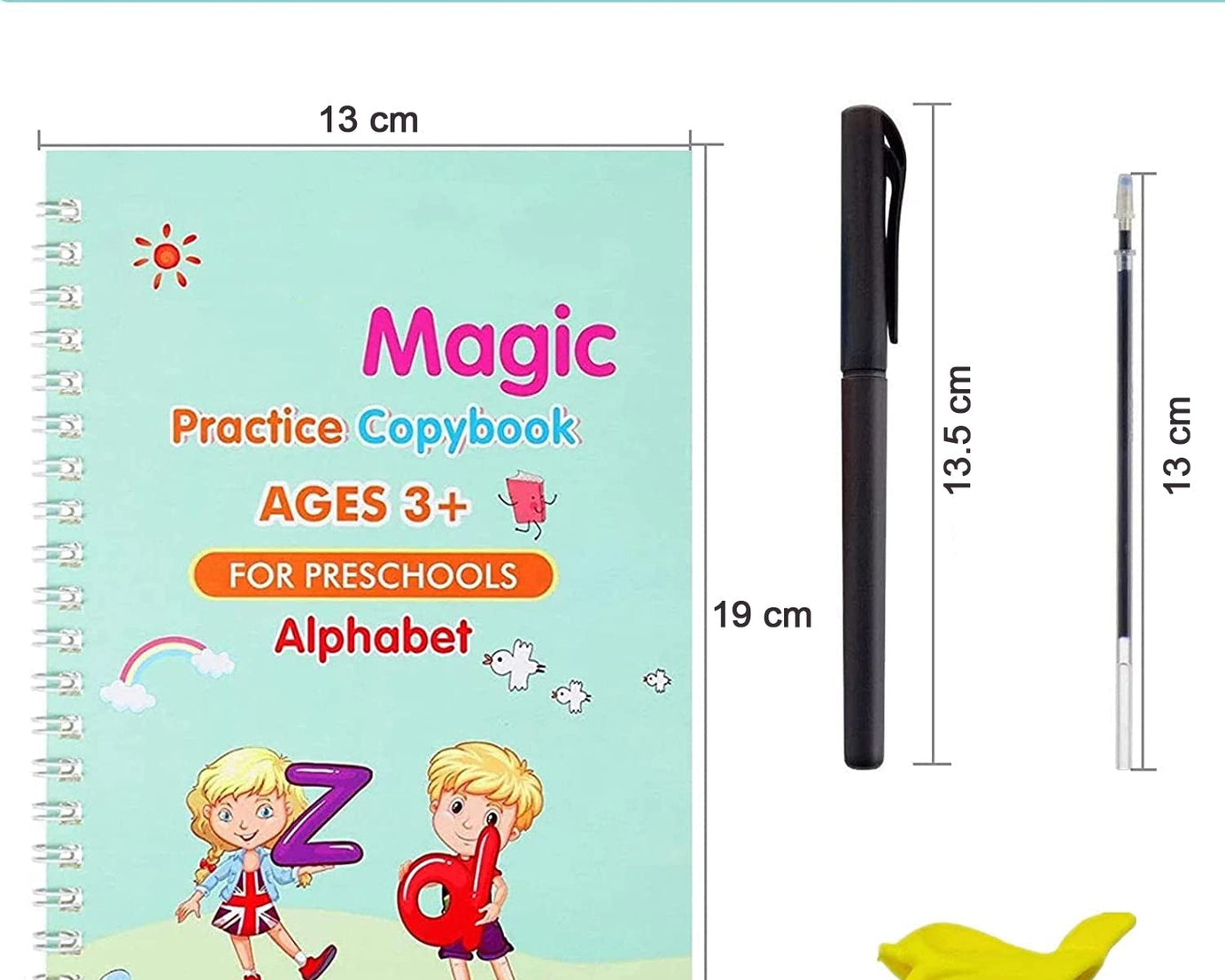 Magic copybooks for kids, ideal for practicing writing skills
