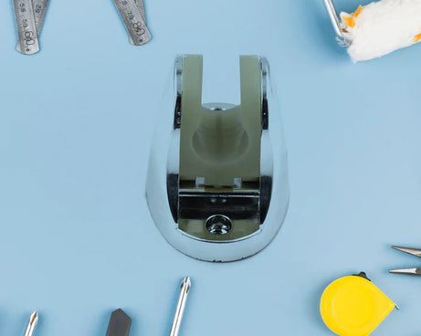 ADJUSTABLE HAND SHOWER HOLDER WITH FIXING SCREWS ADJUSTABLE BRACKET FOR BATHROOM (Loose)