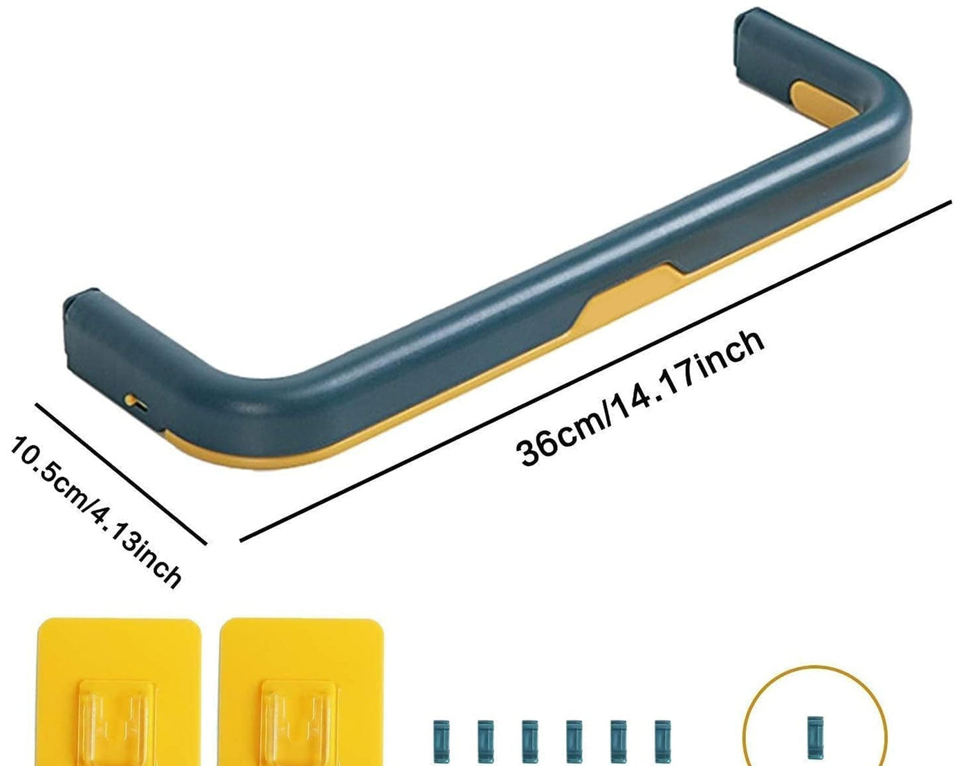 Wall towel rack with adjustable double bars