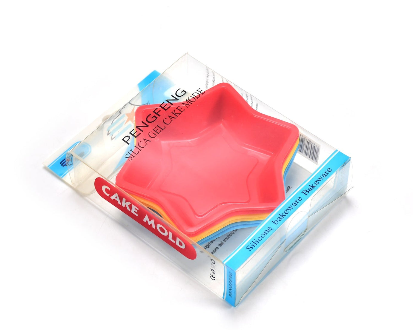 Full flexible silicone mold for star shapes