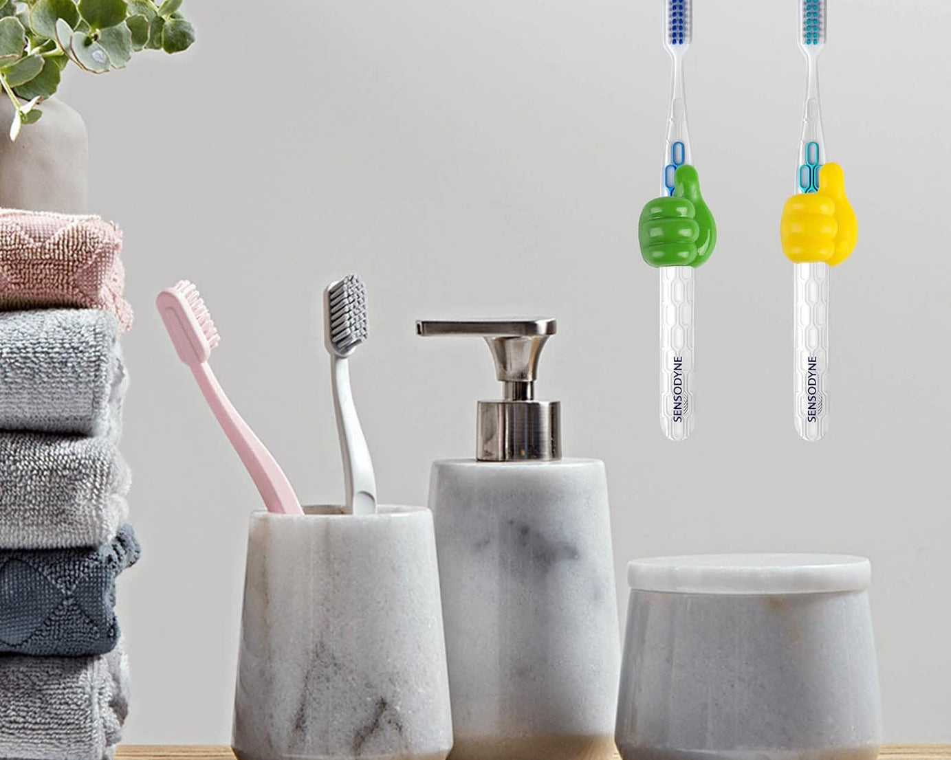 Thumb Cable Clips,Cord Holder Multi-Functional Wall Hooks Cable Organizer Cable Management for Desk Home Office Car Multi Color (Pack Of 10)