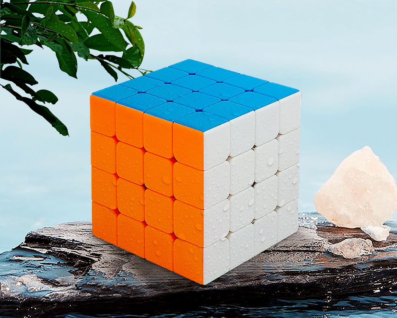 Small Puzzles Cubes 4×4×4 High Speed Sticker Less Magic Cube Game, Kids and Professionals Magic Cube Puzzle Toy, Pack of 1, 8+ Years