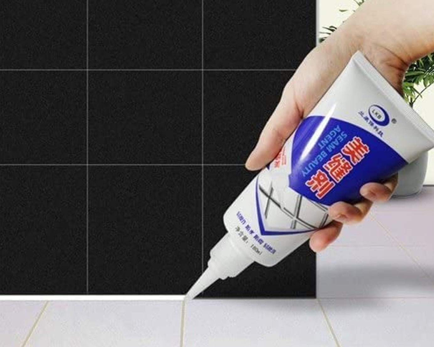 Waterproof Tile Gap / Crack / Grout Filler Water-Resistant Silicone Sealant for DIY Home Sink Gaps / Tiles Gaps / Grouts Repair Filler Tube For Home, Office, Bathroom, Toilets, Kitchen (180 Ml)
