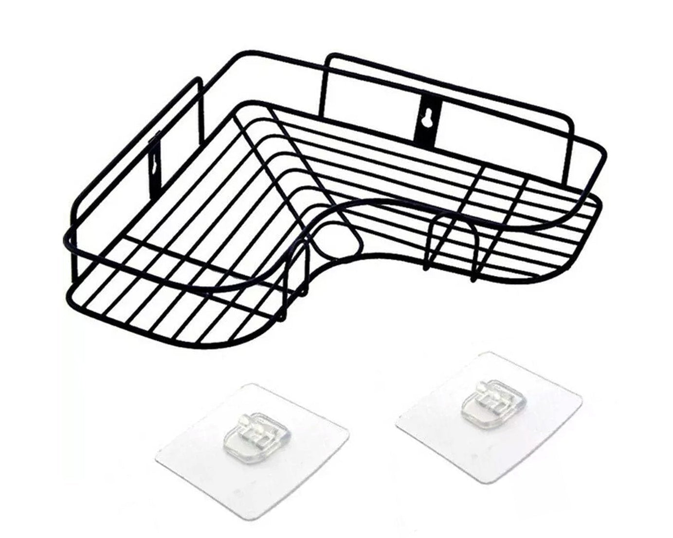 Bathroom storage rack with strong adhesive