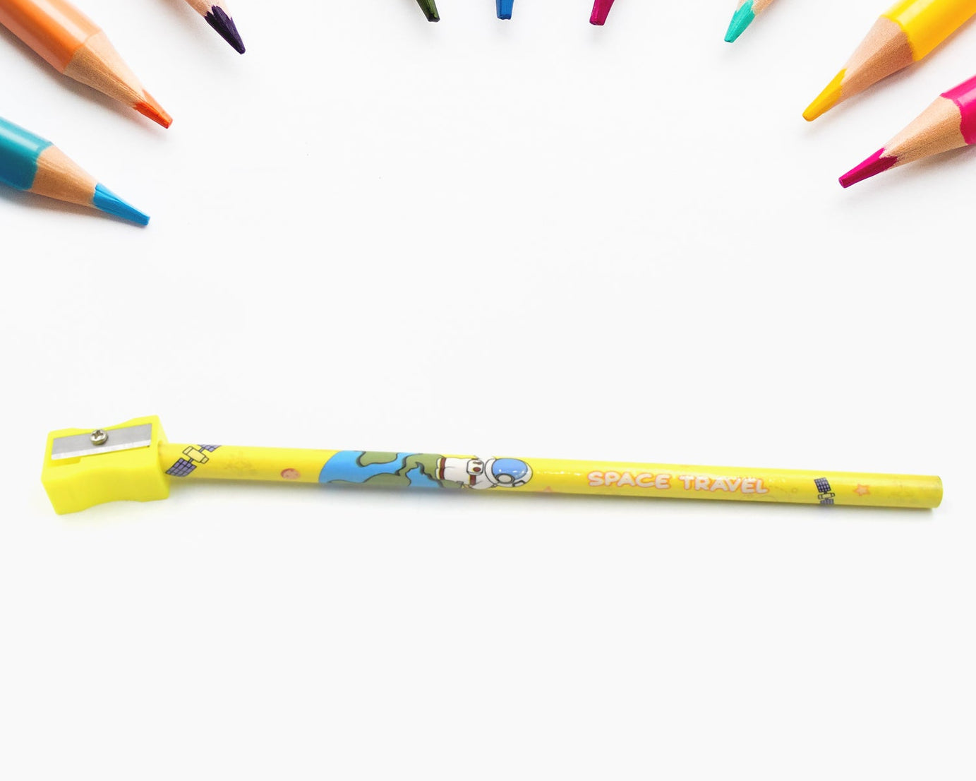 Wooden Pencil Set (5 Pc): School Supplies, Stationery Set for Kids