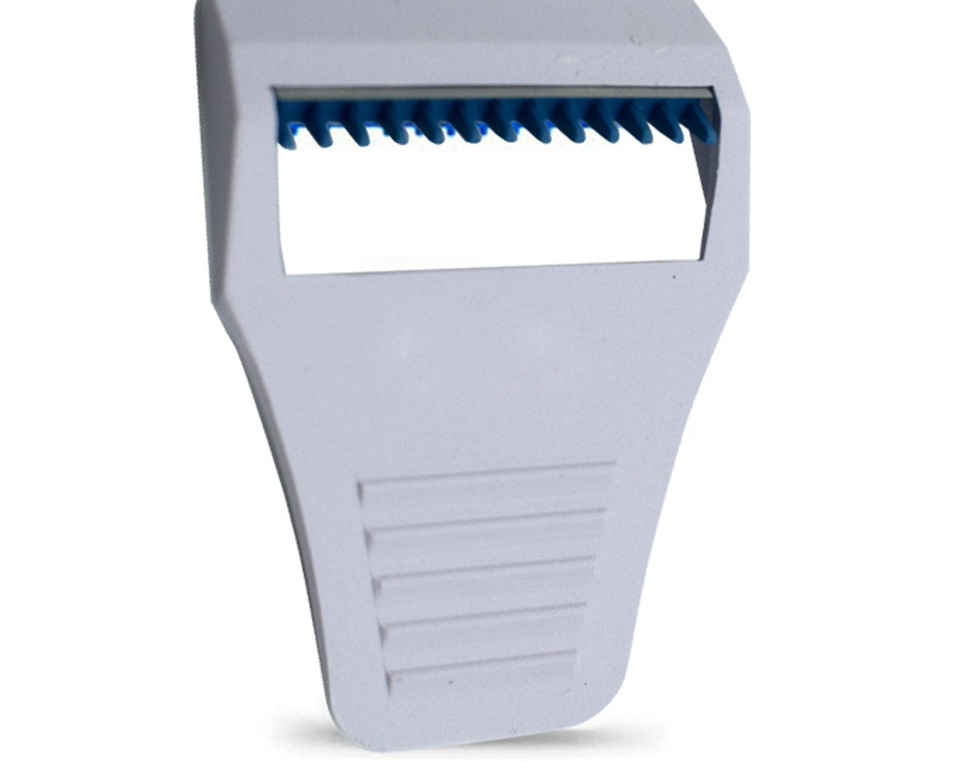 Women's bikini razor in protective cap