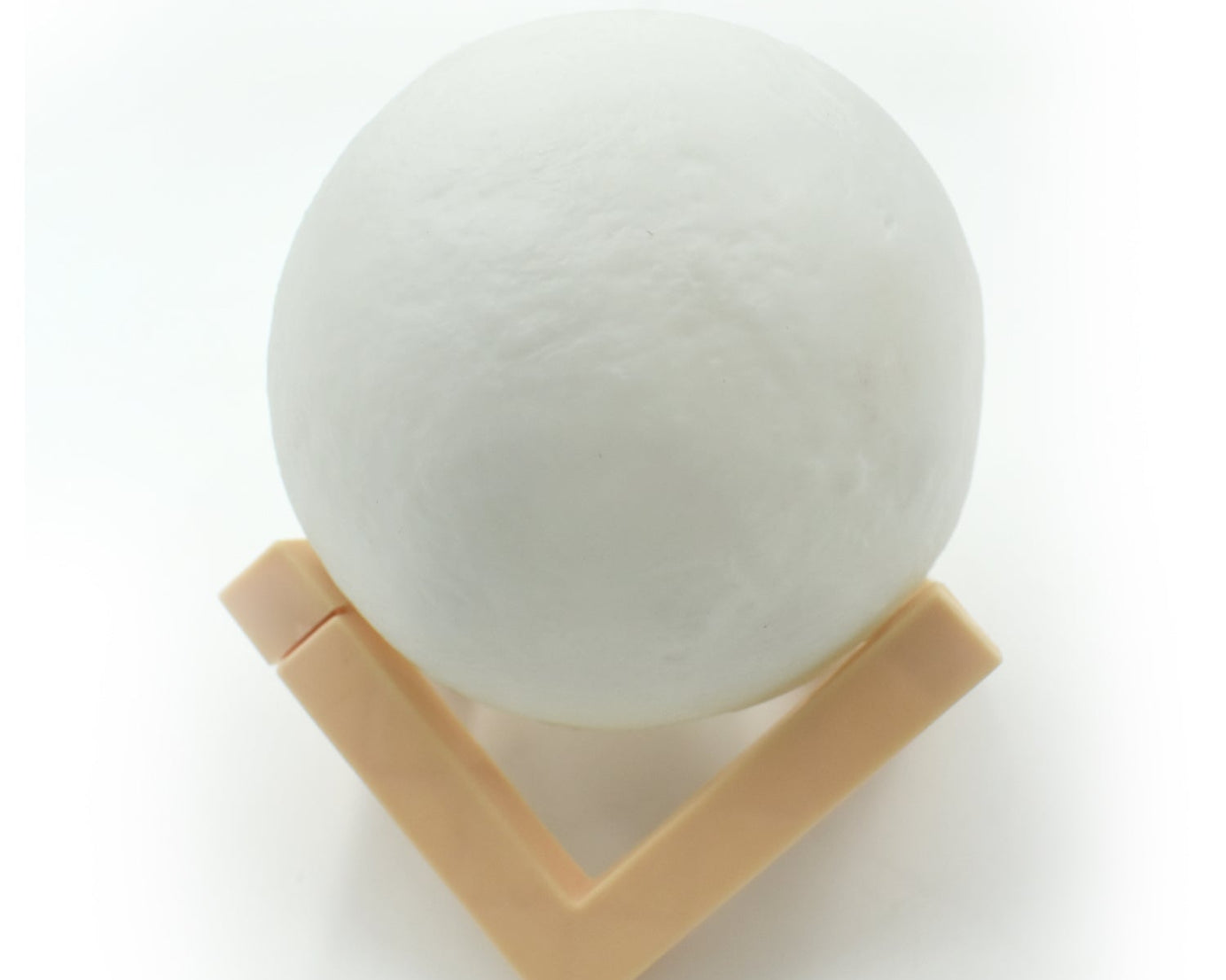 Adjustable brightness 3D moon lamp with touch control