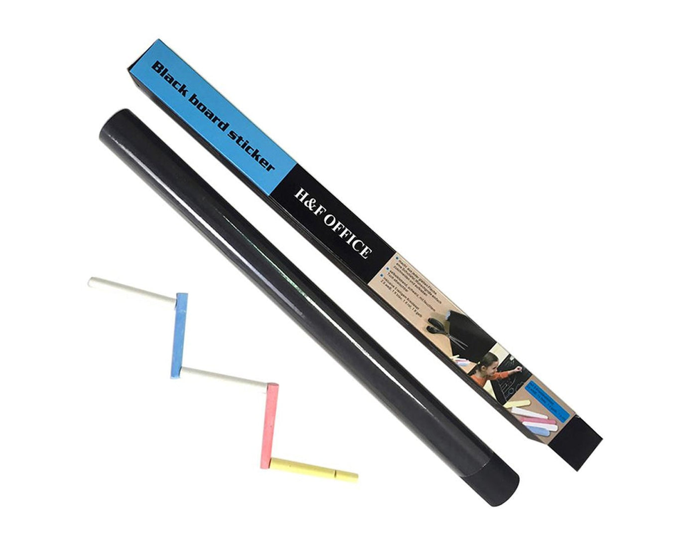 Blackboard sticker in use