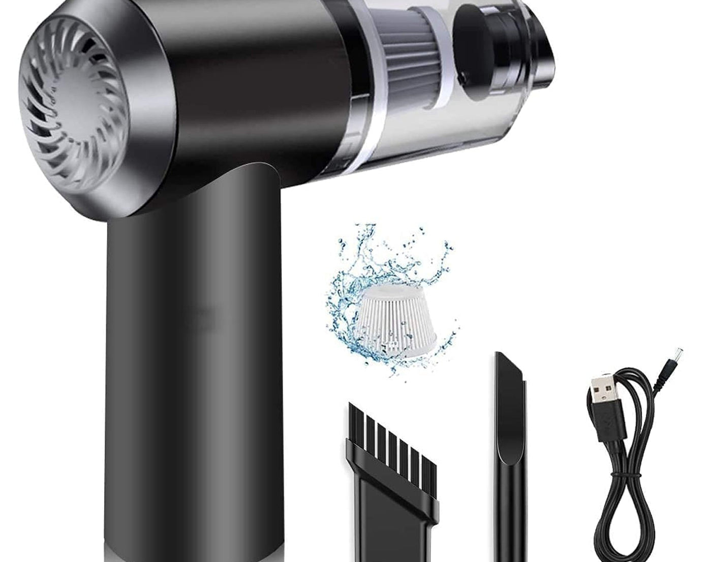 Vacuum Cleaner Dust Collection  2 in 1 Car Vacuum Cleaner 120W High-Power Handheld Wireless Vacuum Cleaner Home Car Dual-use Portable USB Rechargeable