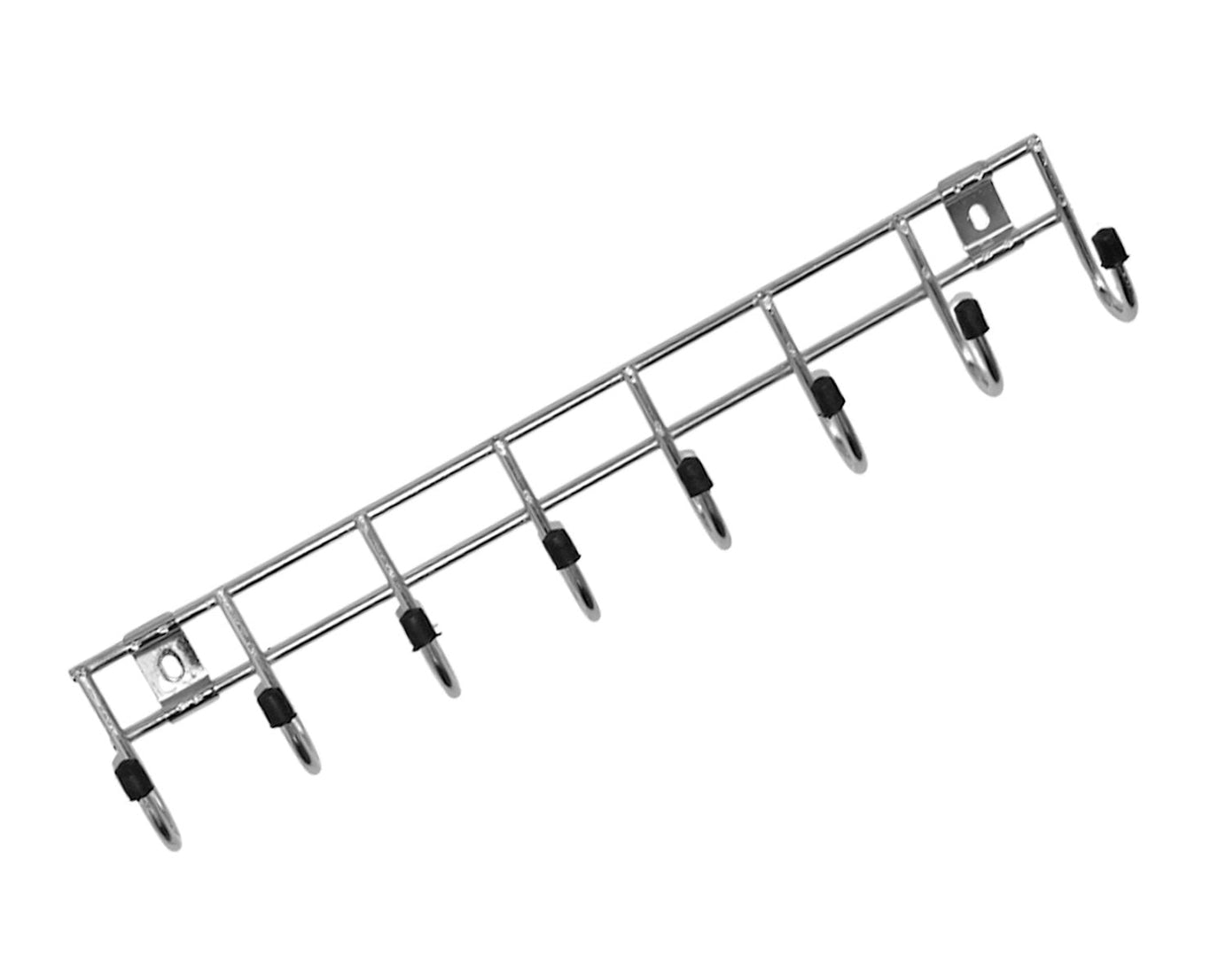 Stainless steel hanger strip with 8 hooks