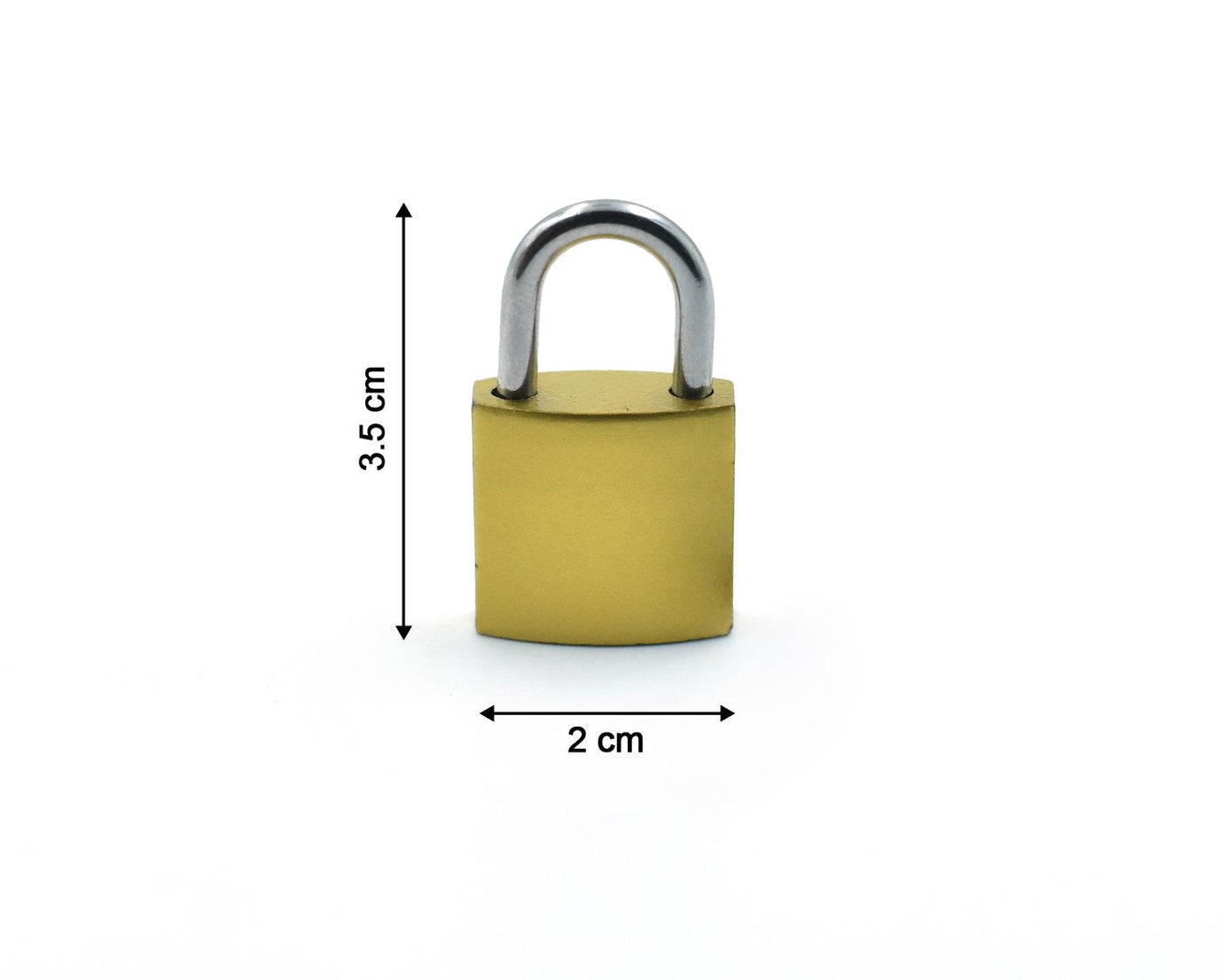 Detailed view of imitation copper lock