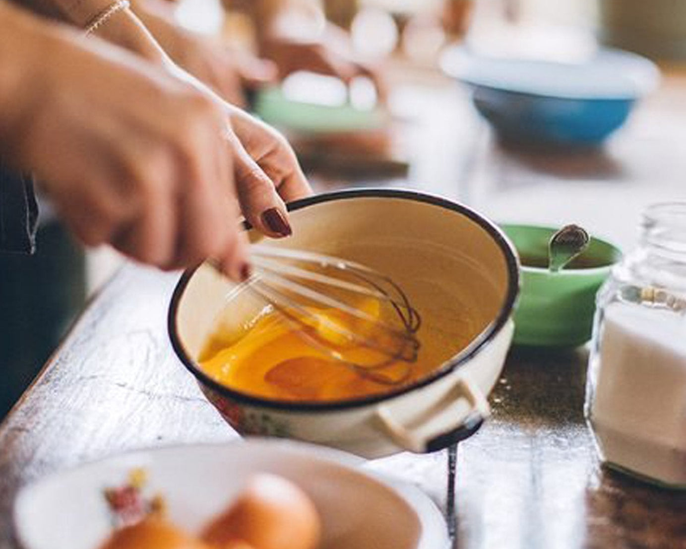 Stainless steel whisk with a sleek design and easy-to-use handle