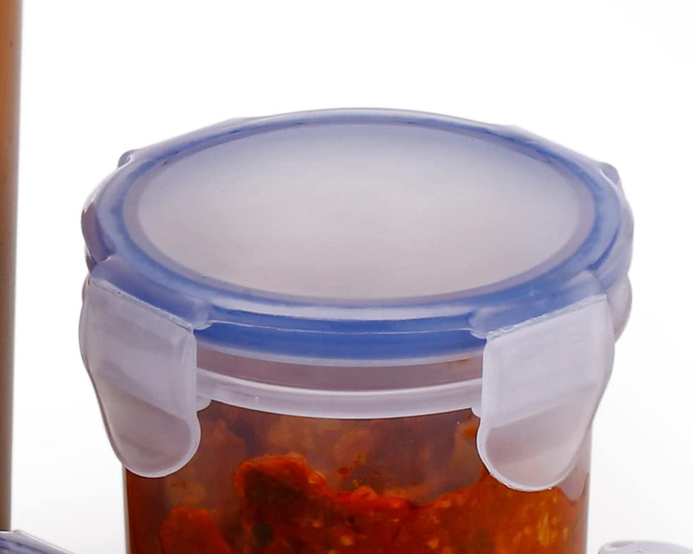 Plastic Liquid Round Airtight Food Storage Container with Leak Proof Locking Lid