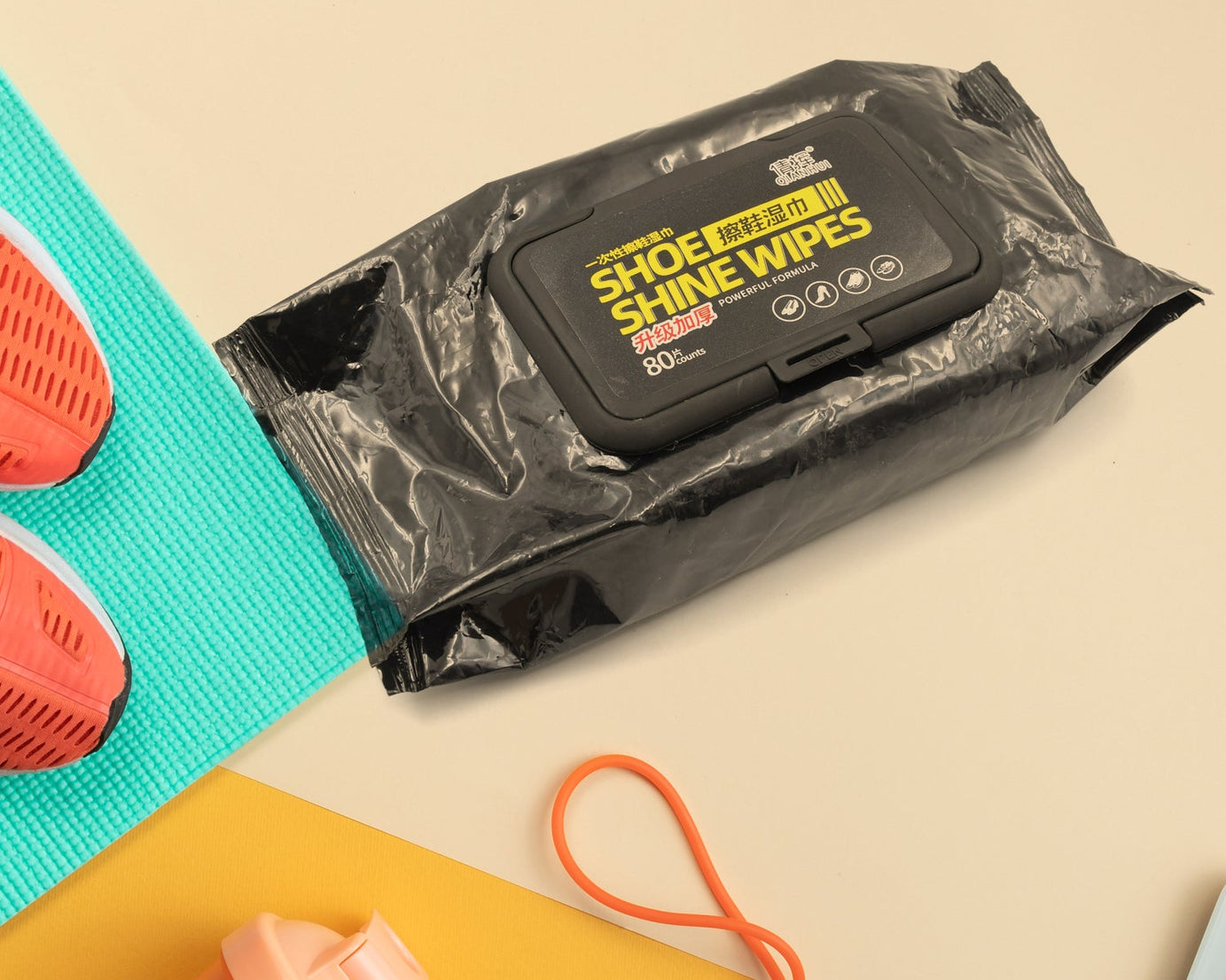 Shoe Cleaning Wet Wipes (80 Pack) - Travel Friendly!