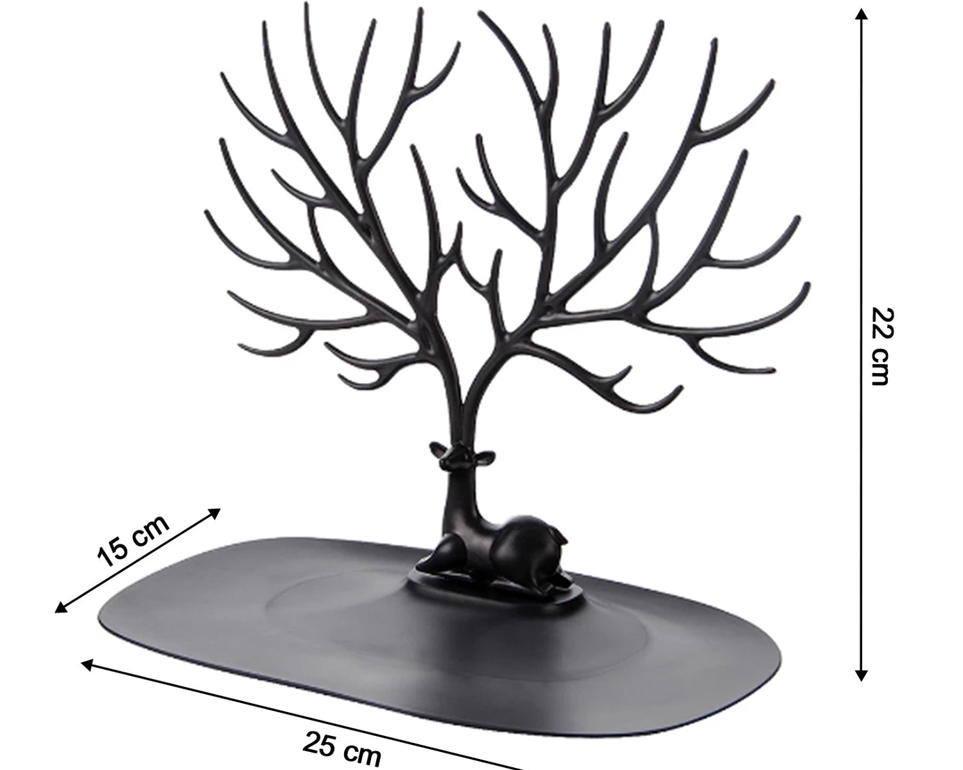 Decorative jewelry holder in deer shape, practical.